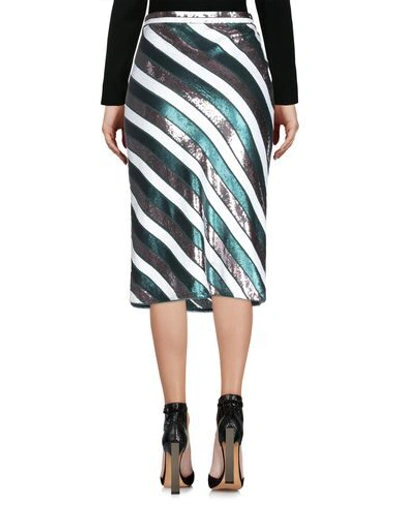 Shop Diane Von Furstenberg Midi Skirts In Green