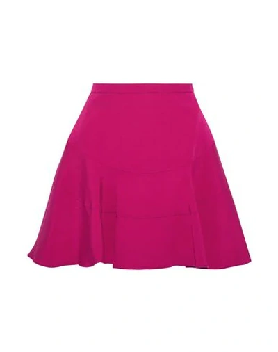 Shop Antonio Berardi Mini Skirts In Fuchsia