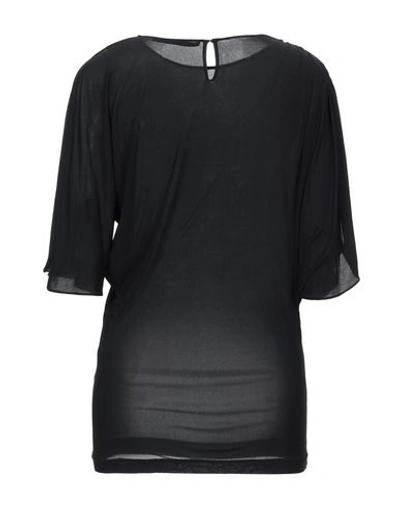 Shop Roberto Cavalli Woman Top Black Size 4 Viscose