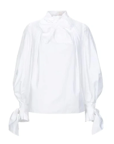 Shop Peter Pilotto Blouses In White