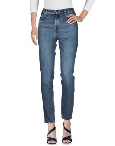 Shop J Brand Woman Jeans Blue Size 25 Cotton, Lyocell, Polyurethane