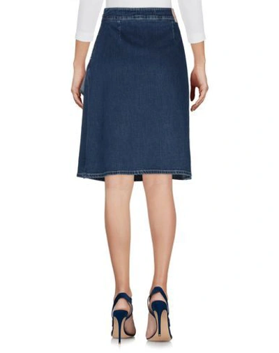 Shop See By Chloé Denim Skirt In Blue