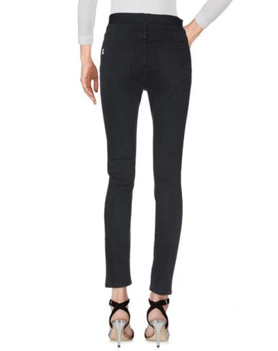 Shop Msgm Woman Jeans Black Size 4 Cotton, Elastane