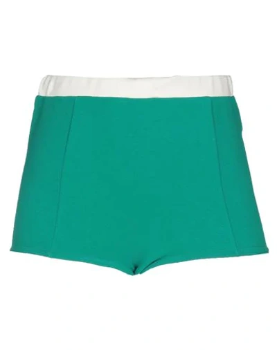 Shop Red Valentino Woman Shorts & Bermuda Shorts Green Size S Viscose, Polyamide, Elastane
