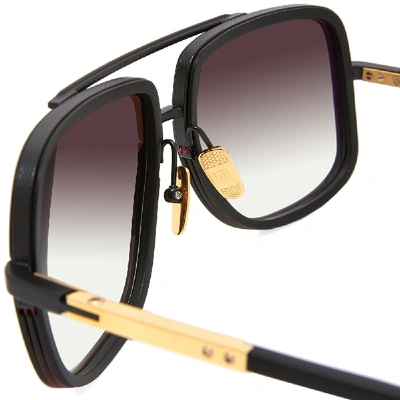 Shop Dita Mach-one Sunglasses In Black
