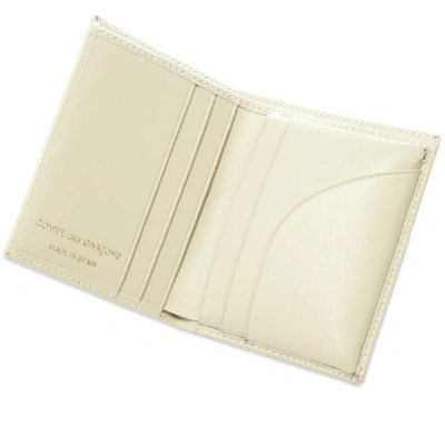 Shop Comme Des Garçons Comme Des Garcons Sa0641 Classic Wallet In White