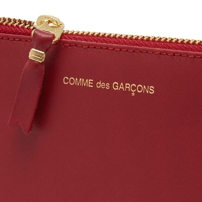 Shop Comme Des Garçons Comme Des Garcons Sa5100 Classic Wallet In Red