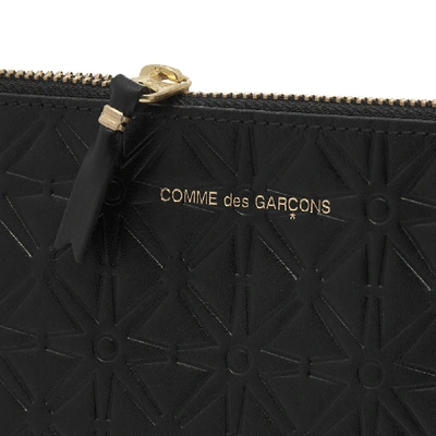 Shop Comme Des Garçons Comme Des Garcons Sa510ea Embossed Wallet In Black