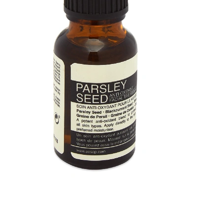 Shop Aesop Parsley Seed Anti-oxidant Facial Treatment In N/a