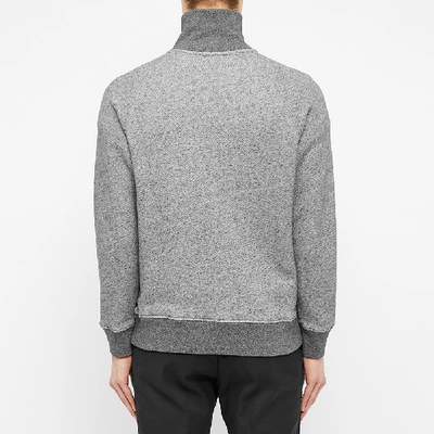 Shop Norse Projects Alfred French Terry 1/4 Zip Sweat In Grey