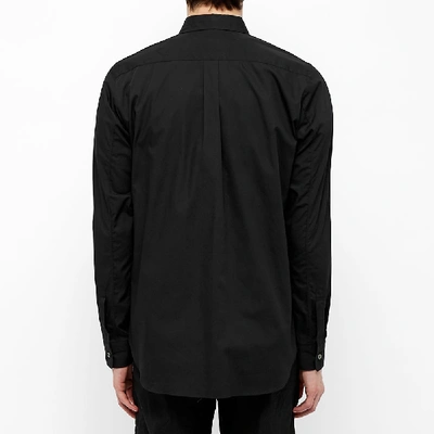 Shop Comme Des Garcons Black Stitched Out Check Shirt