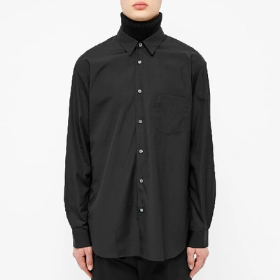 Shop Comme Des Garçons Shirt Comme Des Garcons Shirt Forever Classic Poplin Shirt In Black