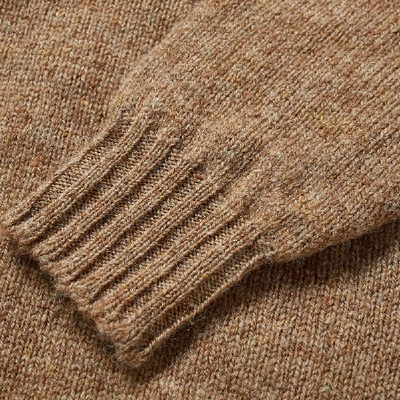 Shop Jamiesons Of Shetland Jamieson's Of Shetland Roll Neck Knit In Neutrals