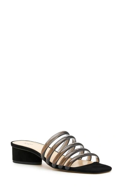 Shop Botkier Yani Slide Sandal In Black Faux Leather