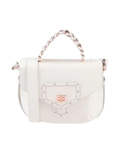 Shop Roberto Cavalli Handbags In White