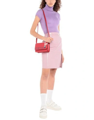 Shop Alberta Ferretti Woman Handbag Red Size - Soft Leather