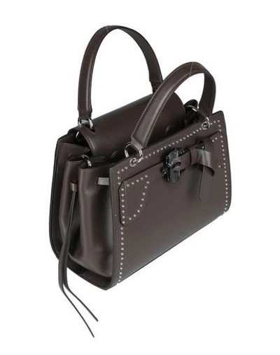 Shop Paula Cademartori Handbags In Steel Grey