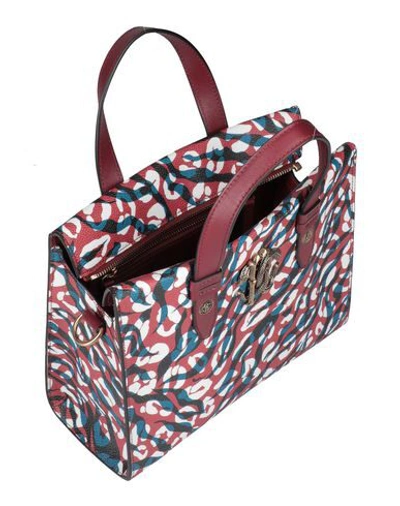 Shop Roberto Cavalli Handbag In Maroon