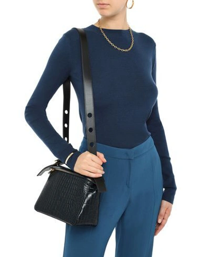 Shop Sophie Hulme Handbag In Dark Blue