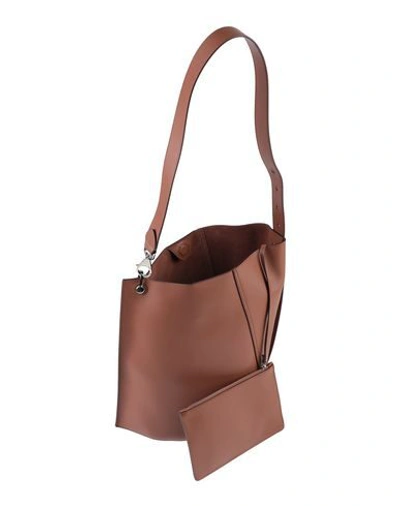 Shop Lanvin Shoulder Bag In Brown