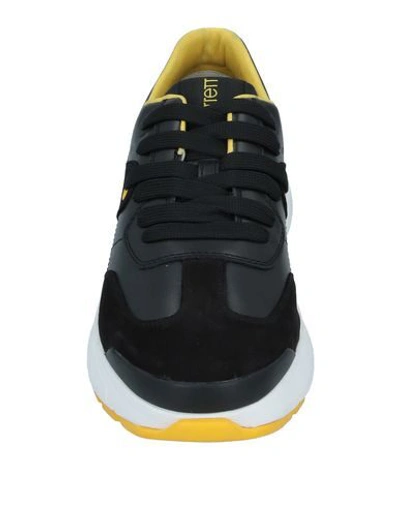 Shop Neil Barrett Man Sneakers Black Size 6 Soft Leather