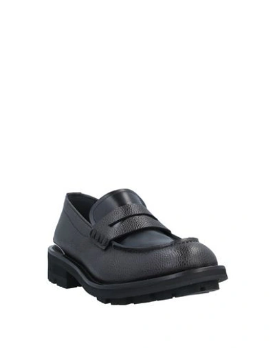 Shop Alexander Mcqueen Loafers In Black