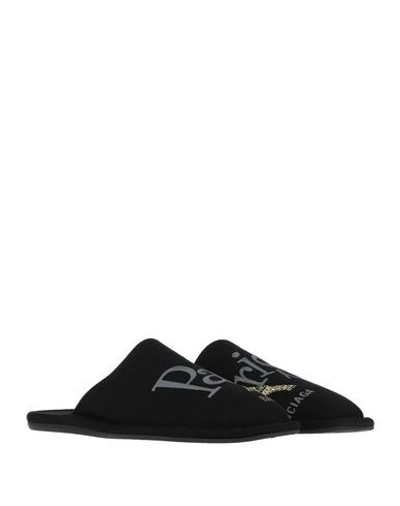 Shop Balenciaga Slides And Slippers In Black