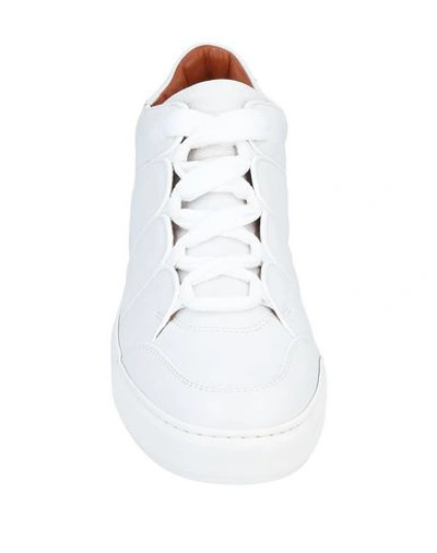 Shop Ermenegildo Zegna Sneakers In White