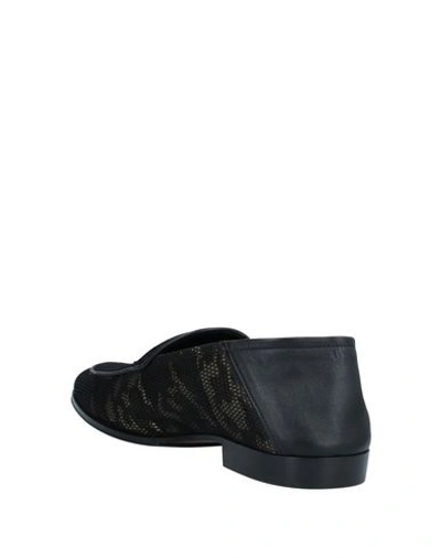 Shop Balmain Loafers In Black