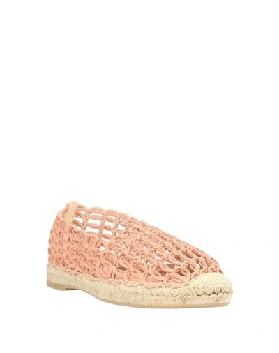 Shop Charlotte Olympia Espadrilles In Pastel Pink