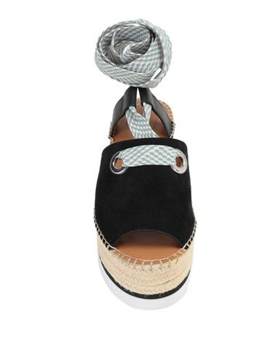 Shop See By Chloé Woman Sandals Black Size 9 Soft Leather