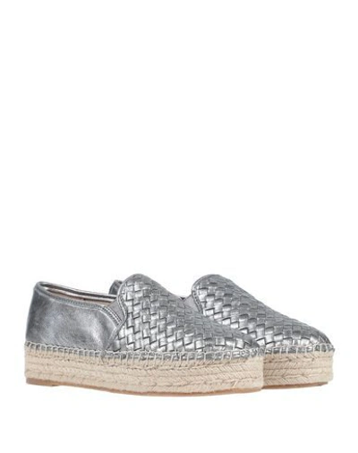 Shop Sam Edelman Espadrilles In Silver