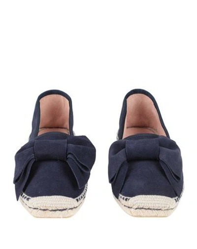 Shop Pollini Espadrilles In Dark Blue