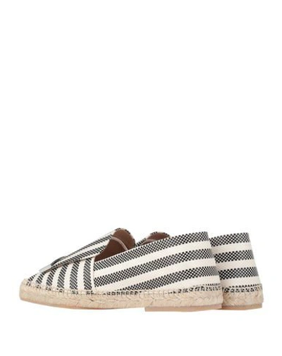 Sergio Rossi Sr1 Striped Woven Espadrilles In Black