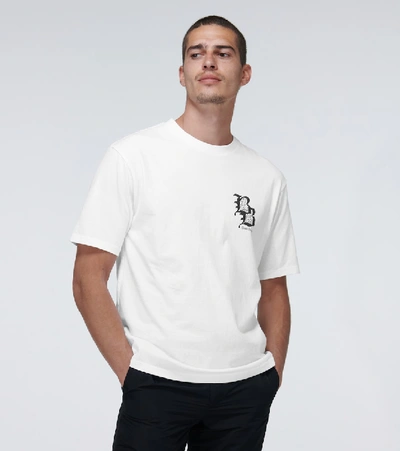 Shop Undercover Brains Burger Cotton T-shirt In White