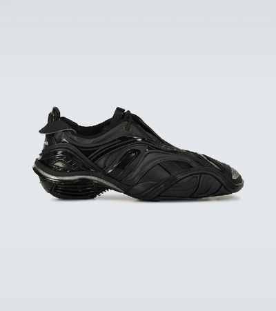 Shop Balenciaga Tyrex Sneaker In Black