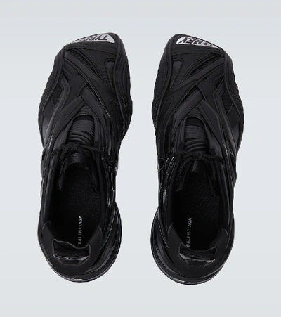 Shop Balenciaga Tyrex Sneaker In Black