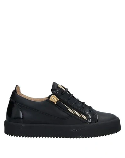 Shop Giuseppe Zanotti Sneakers In Black