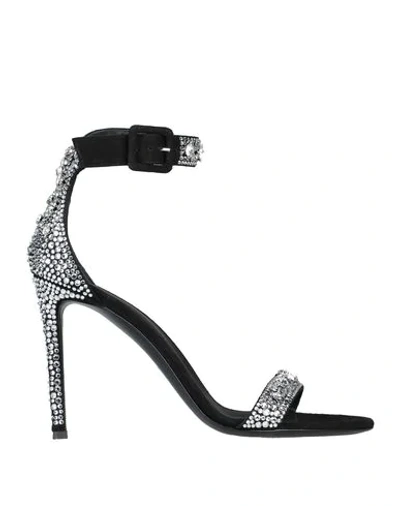 Shop Giuseppe Zanotti Sandals In Black