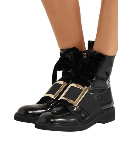 Roger Vivier Ankle Boots In Black