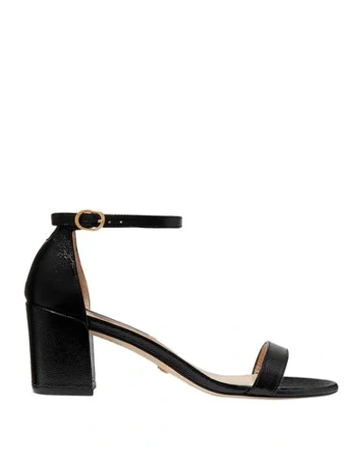 Shop Stuart Weitzman Sandals In Black