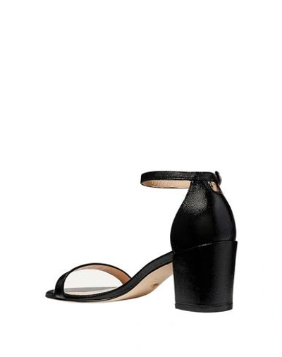 Shop Stuart Weitzman Sandals In Black