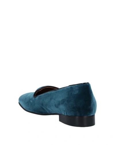 Shop L'autre Chose L' Autre Chose Woman Loafers Deep Jade Size 7 Textile Fibers In Green