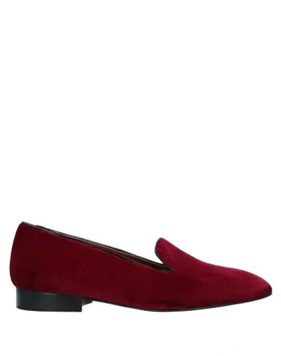 Shop L'autre Chose L' Autre Chose Woman Loafers Red Size 8 Textile Fibers
