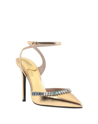 Shop Aperlai Pumps In Gold