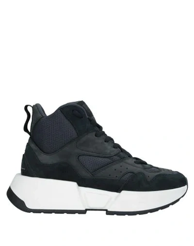 Shop Mm6 Maison Margiela Sneakers In Dark Blue