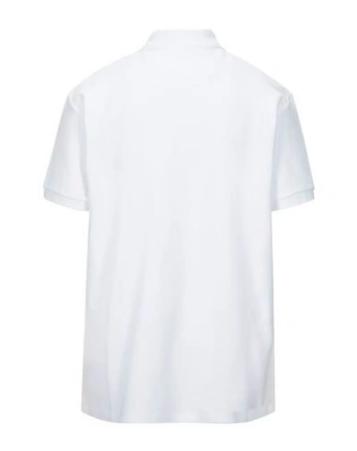 Shop Raf Simons Polo Shirts In White