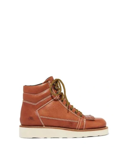 Shop Jw Anderson Ankle Boot In Tan