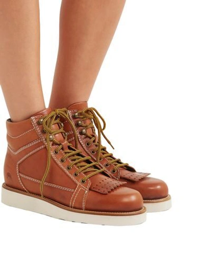 Shop Jw Anderson Ankle Boot In Tan