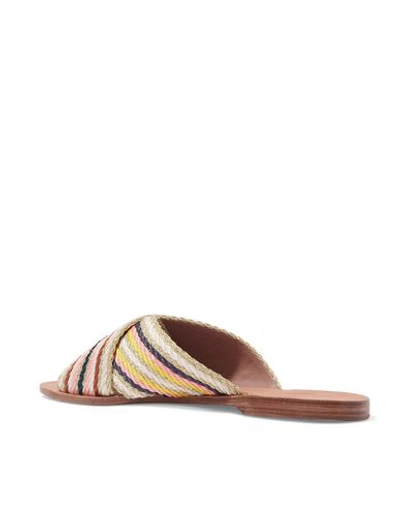 Shop Diane Von Furstenberg Sandals In Ivory